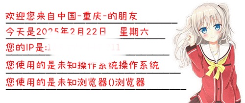 给网站添加一个IP签名档样式-安笙博客